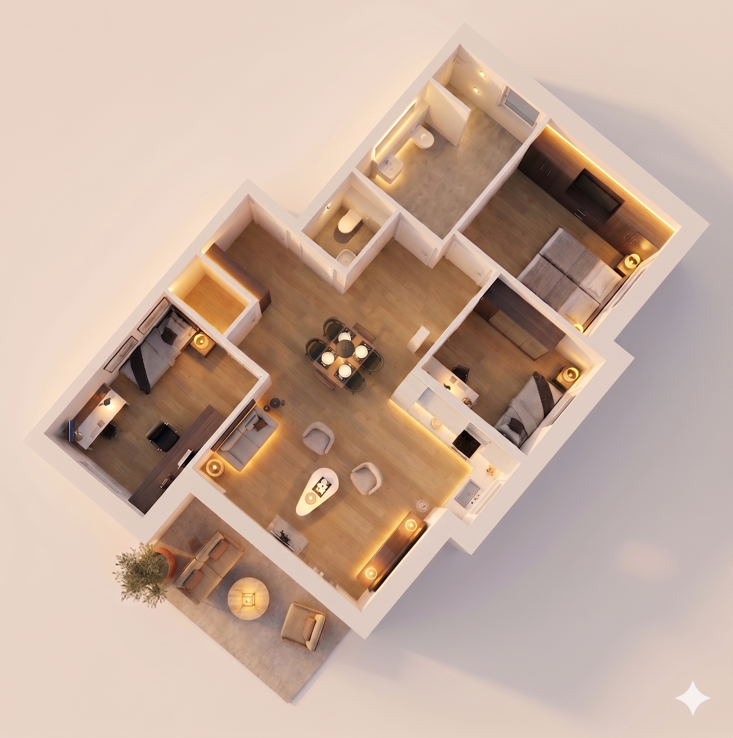 Zahlungsplan Wohnung 1