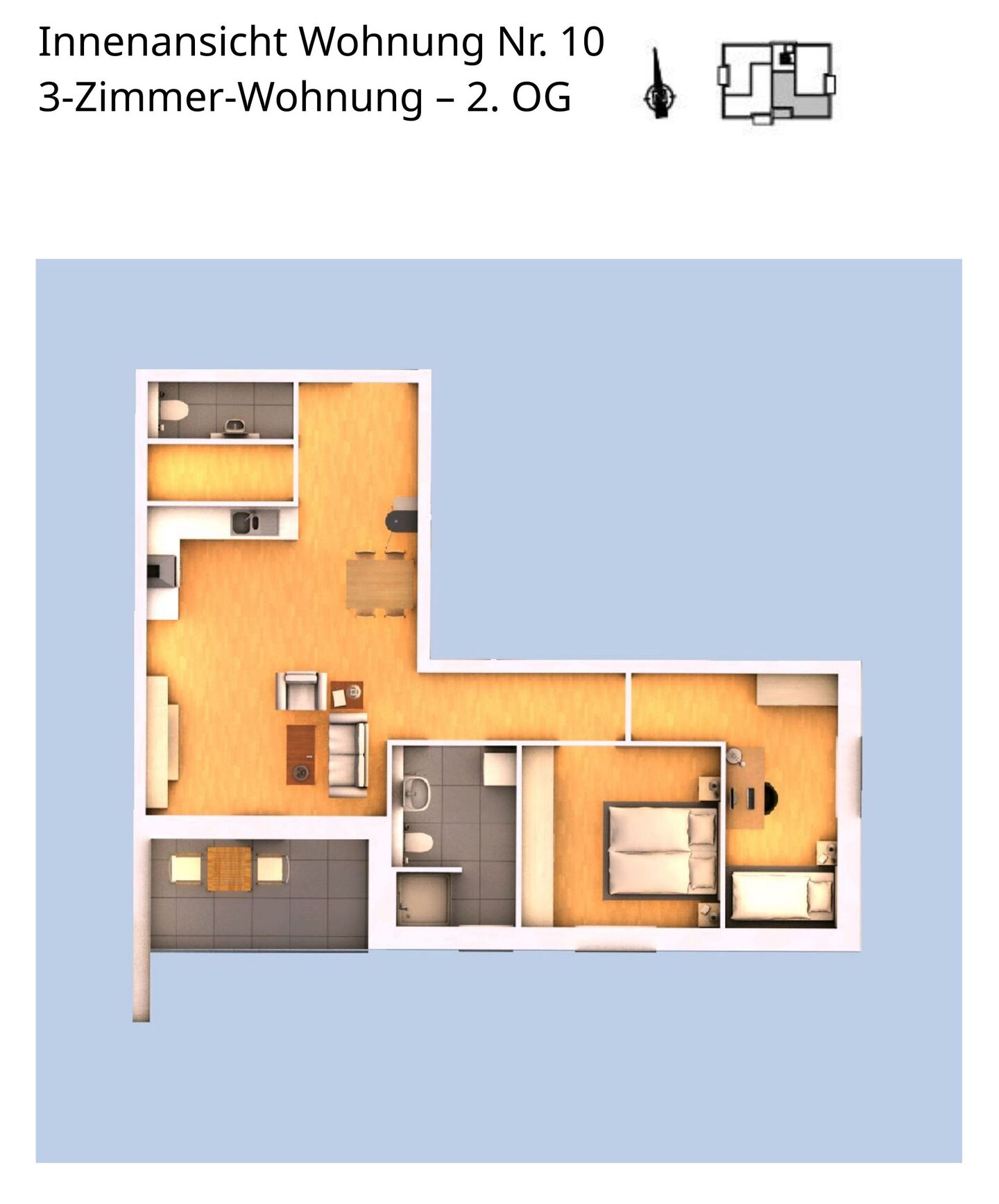 Innenansicht Wohnung 10