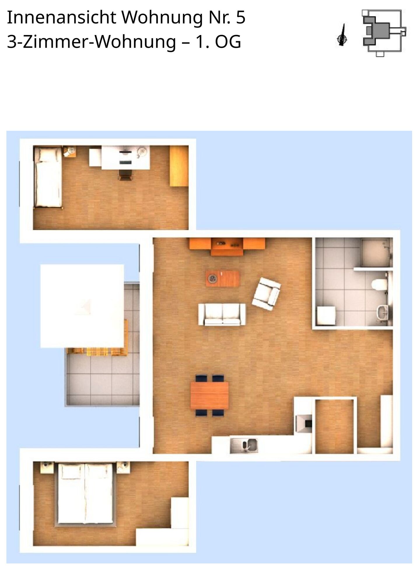 Innenansicht Wohnung 5