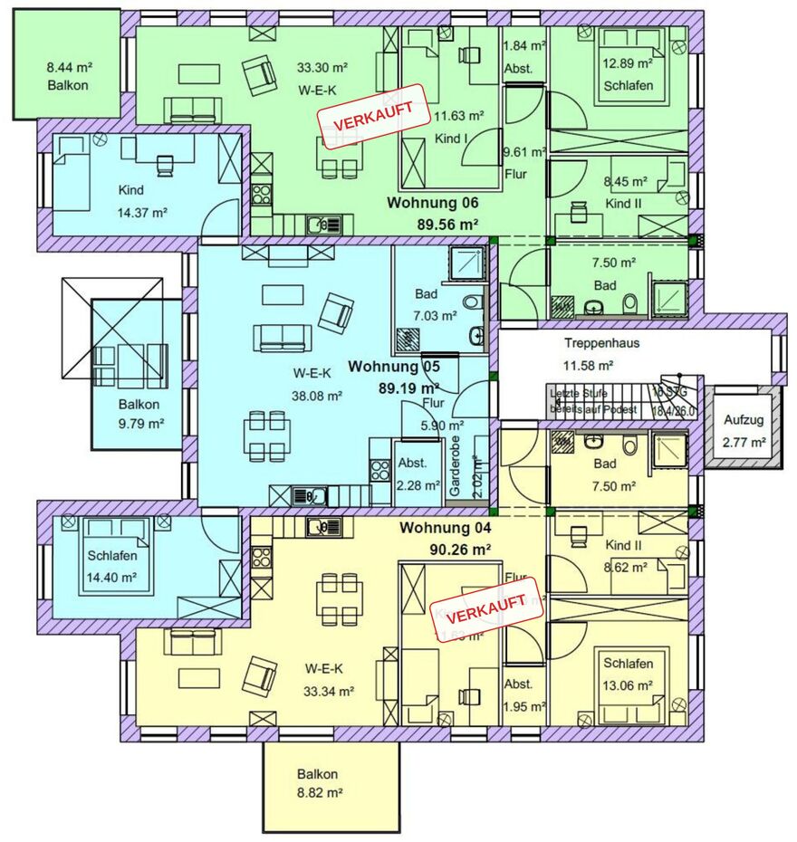 Grundriss 1. Obergeschoss